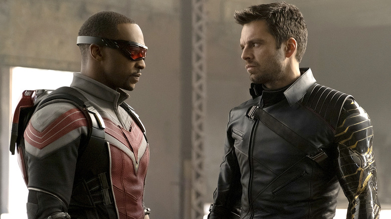 Anthony Mackie and Sebastian Stan in "The Falcon and The Winter Soldier"