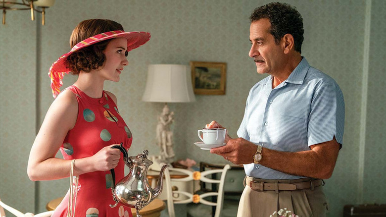 Rachel Brosnahan and Tony Shalhoub in The Marvelous Mrs. Maisel