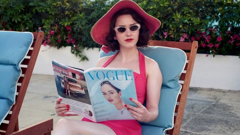 Rachel Brosnahan and the entire cast had to deal with extreme weather while filming "The Marvelous Mrs. Maisel" in Florida