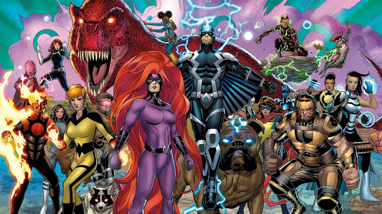 Inhumans group line-up Marvel