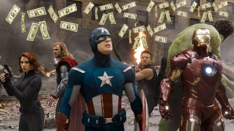 Avengers 2012 money