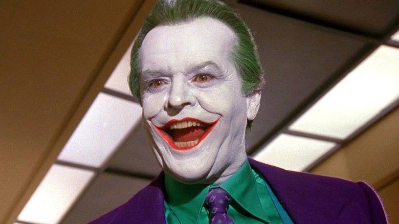 Jack Nicholson as the Joker in Tim Burton's Batman