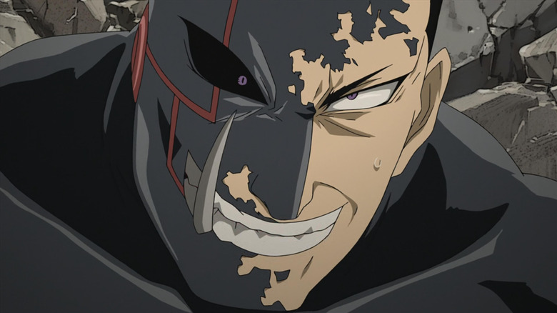 Fullmetal Alchemist: Brotherhood Greed transformed halfway through Ultimate Shield