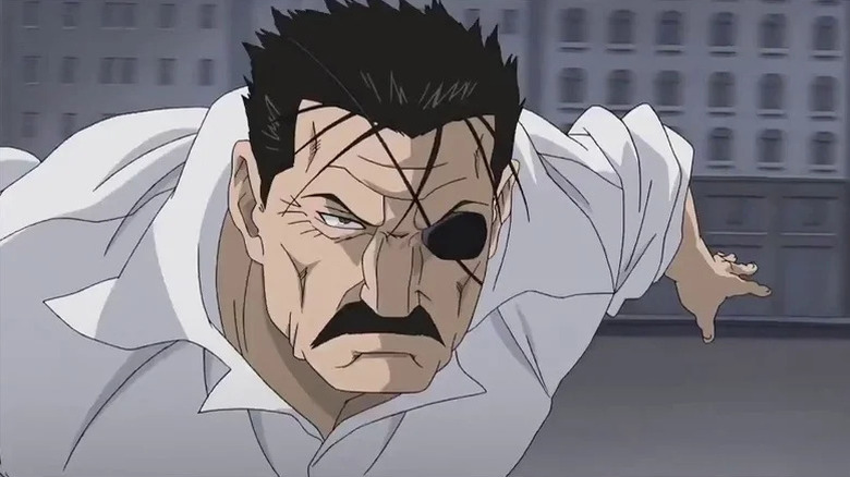 Fullmetal Alchemist Brotherhood Wrath/Fuhrer Bradley in battle