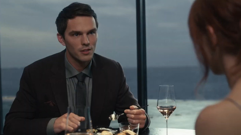 Nicholas Hoult and Anya Taylor-Joy in The Menu