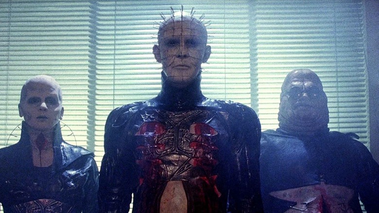 Pinhead and the Cenobites in "Hellraiser"
