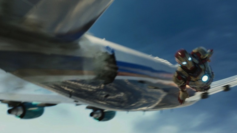 Iron Man 3 mid-air rescue