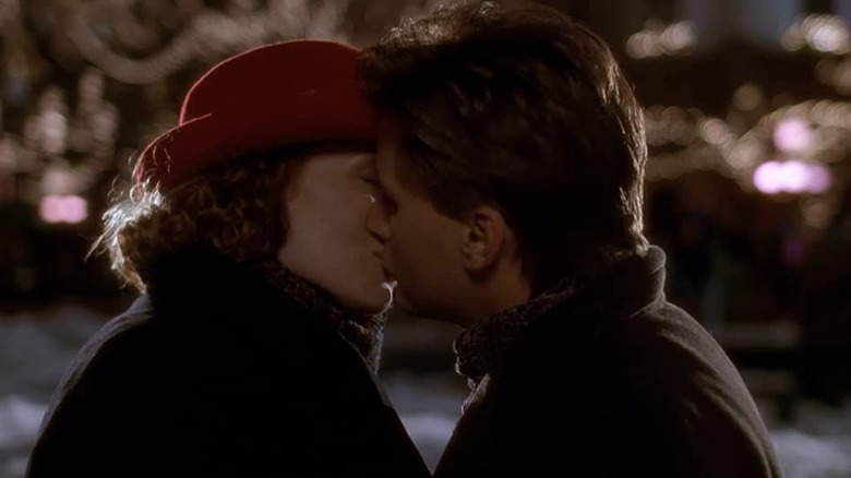 Heidi Kling and Emilio Estevez in The Mighty Ducks