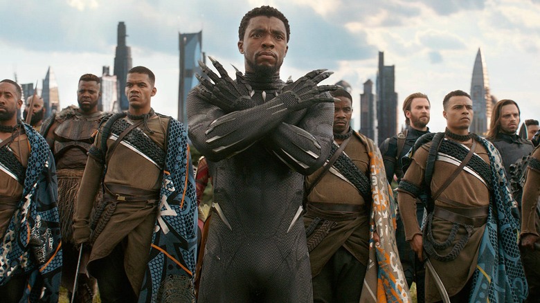 Chadwick Boseman as Black Panther