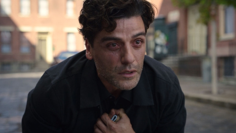 Oscar Isaac crying