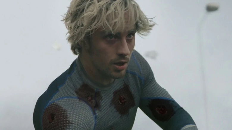 Quicksilver realizes he is shot