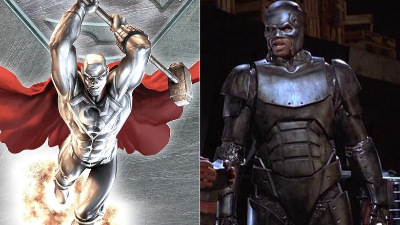 Steel in the comics, and the Shaquille O'Neal movie costume