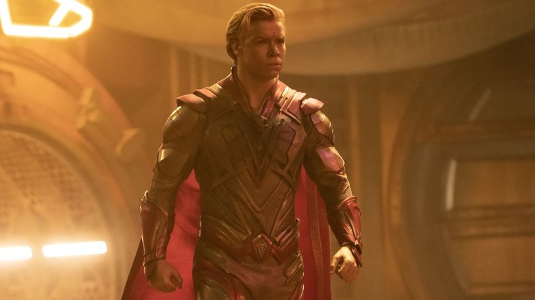 Adam Warlock facing the Guardians