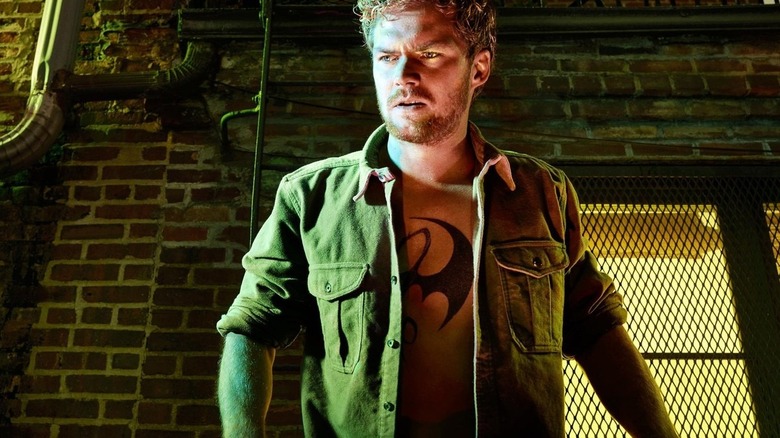 Danny Rand frowning