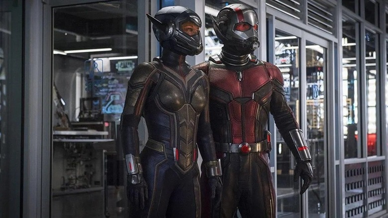 Wasp and Ant-Man stand in a lab