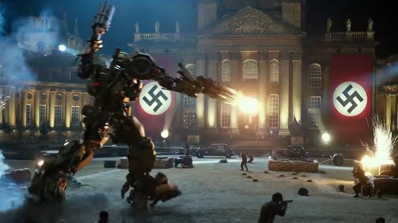 Transformers fighting Nazis