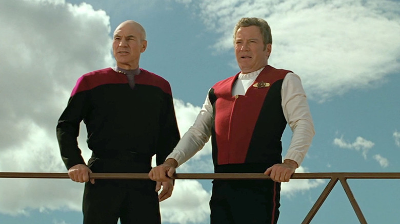 Kirk and Picard