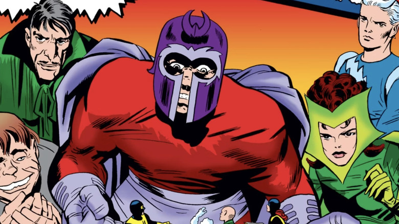 Capa de quadrinhos de X-Men 4, Jack Kirby Magneto e Brotherhood of Evil Mutants