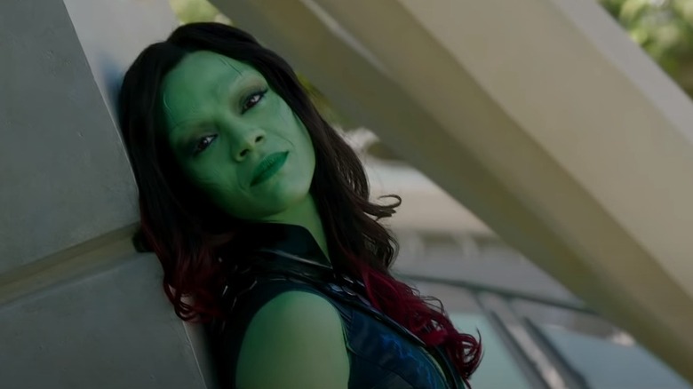 Gamora leaning