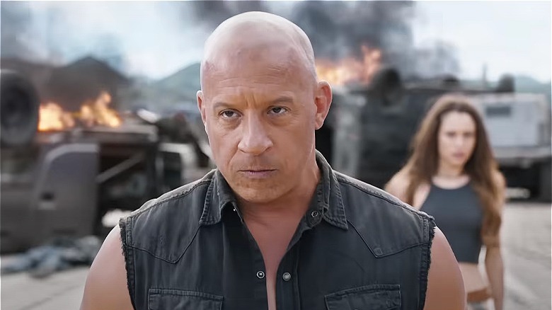 Dominic Toretto stares down Dante