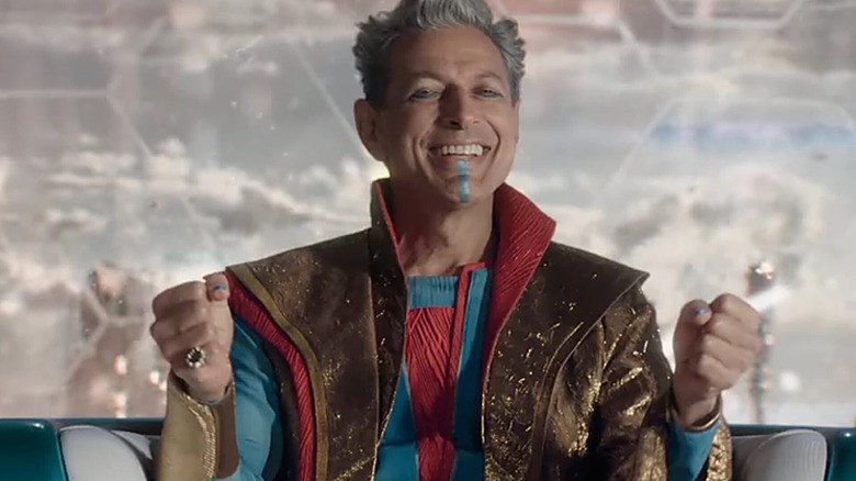 Jeff Goldblum happy