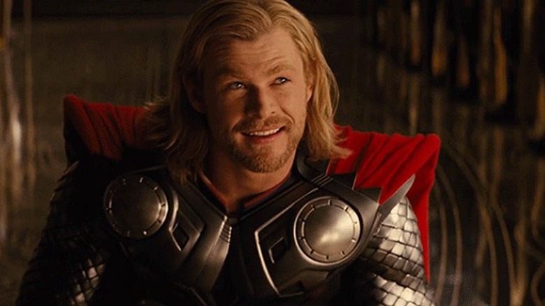 Chris Hemsworth as Thor smiling