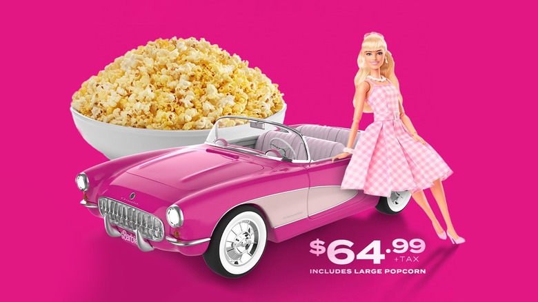 Barbie popcorn vessel