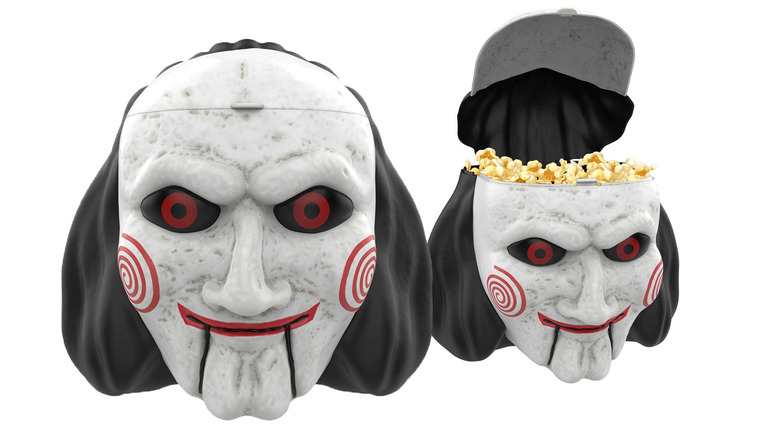 Saw X Billy the Puppet popcorn bucket