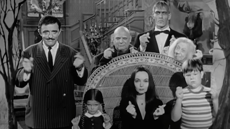 Addams Family television intro snapping