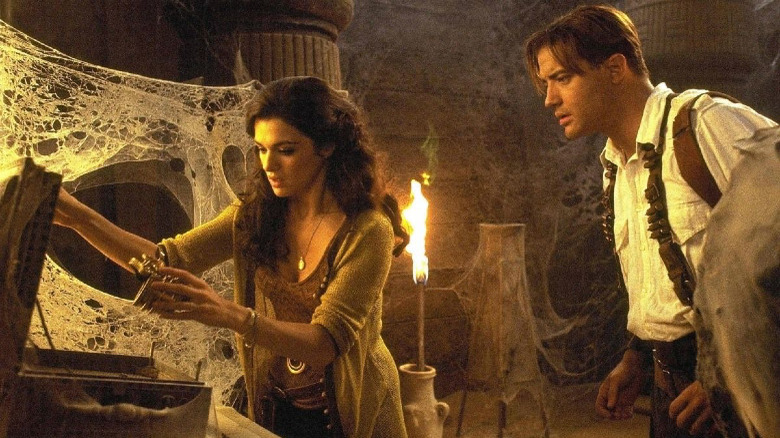 Rachel Weisz and Brendan Fraser in The Mummy Returns