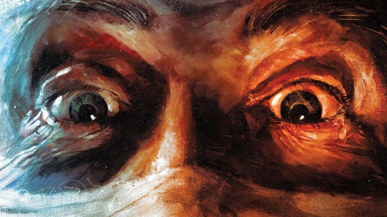 The Mummy's scary eyes in closeup on the cover of The Mummy #1