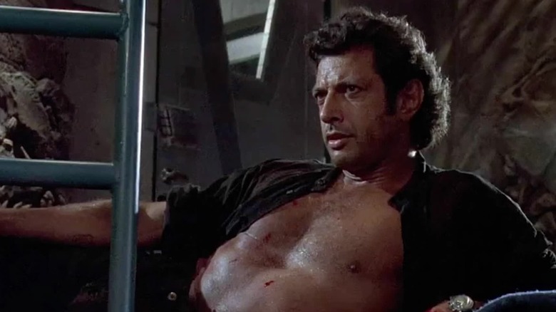 Jeff Goldblum shirtless Jurassic Park