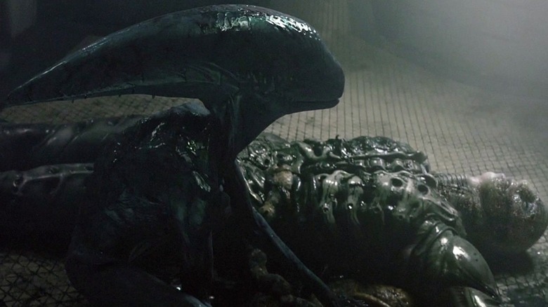 Prometheus ending scene alien