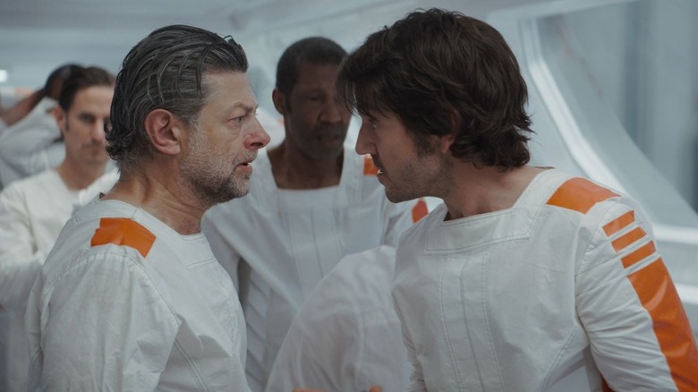 Andy Serkis and Diego Luna in Andor 