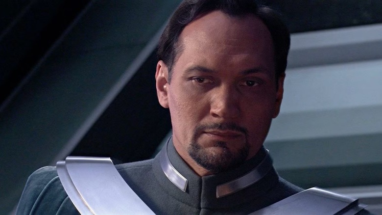 Bail Organa looking concerned in Star Wars: Revenge of the Sith