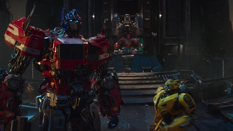 Bumblebee and Optimus Prime