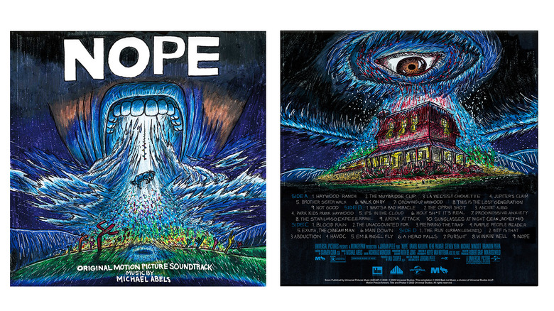 Ethan Mesa's artwork for the Nope soundtrack