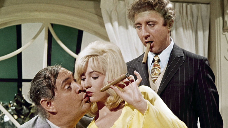 Gene Wilder, Zero Mostel and Lee Meredith in The Producers