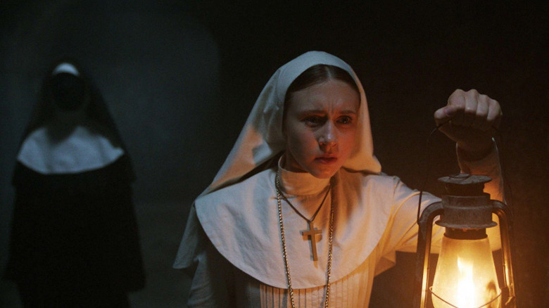 Taissa Farmiga as Sister Irene in The Nun