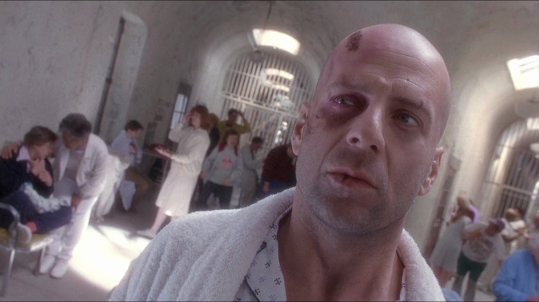 Bruce Willis in 12 Monkeys movie