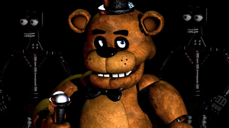 Freddy with a mic