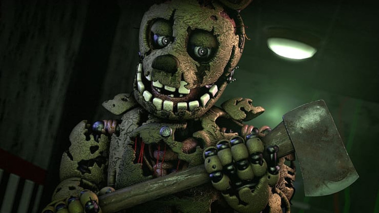 Springtrap with an axe