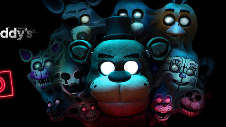 Freddy and Co. pose together