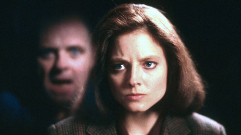 Clarice Starling looks into the face of fear in Hannibal Lecter in The Silence of the Lambs