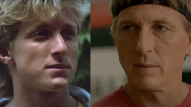 Una comparación lado a lado de Scott McCall, quien interpretó a William Zabka en The Equalizer y Johnny Lawrence en Cobra Kai.