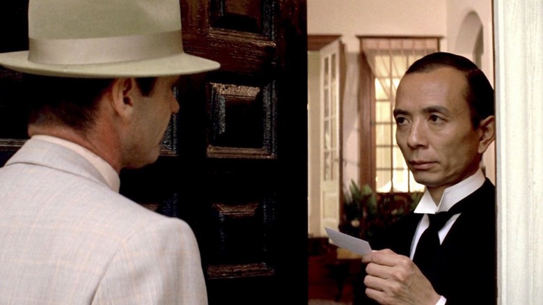 Jack Nicholson and James Hong in Chinatown