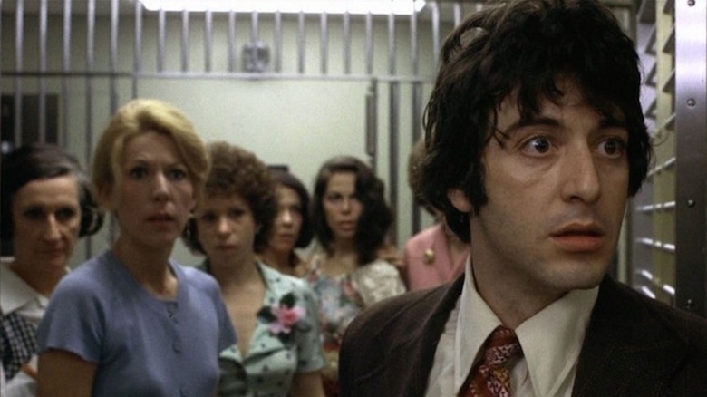 Al Pacino holds hostages in a bank vault as Sonny Wortzik in Dog Day Afternoon