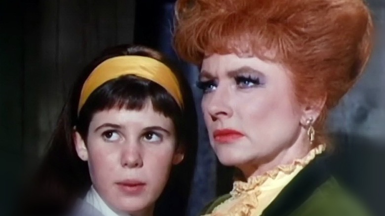 Amanda Blake and Kim Darby in Gunsmoke