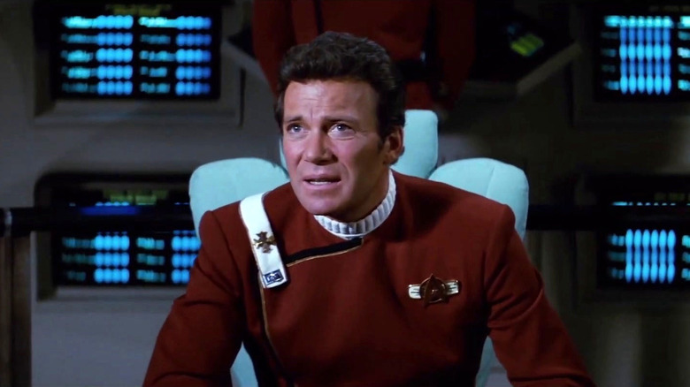 William Shatner Captain Kirk Star Trek Wrath of Khan