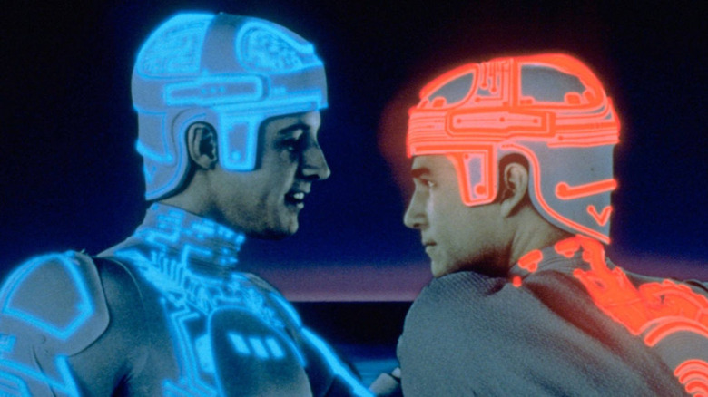 Bruce Boxleitner e Stuart Thomas em Tron